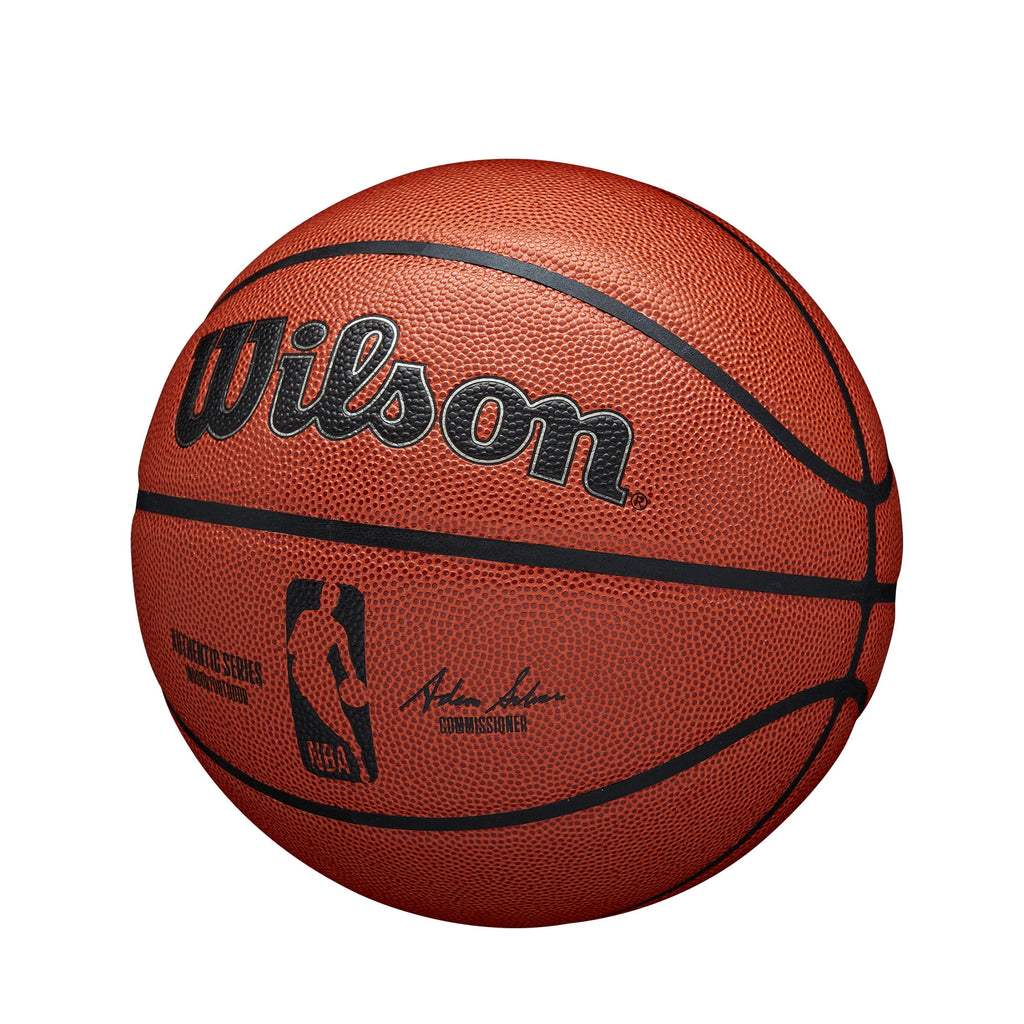 Nba Authentic Indoor/Outdoor Basketball, Brown, 29.5 In.